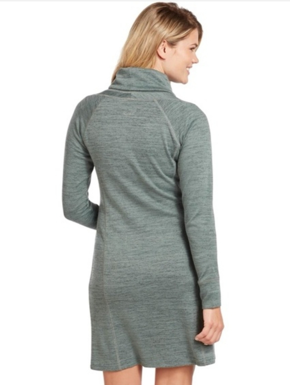 Kuhl Lea Dress In Pewter Green Size Large